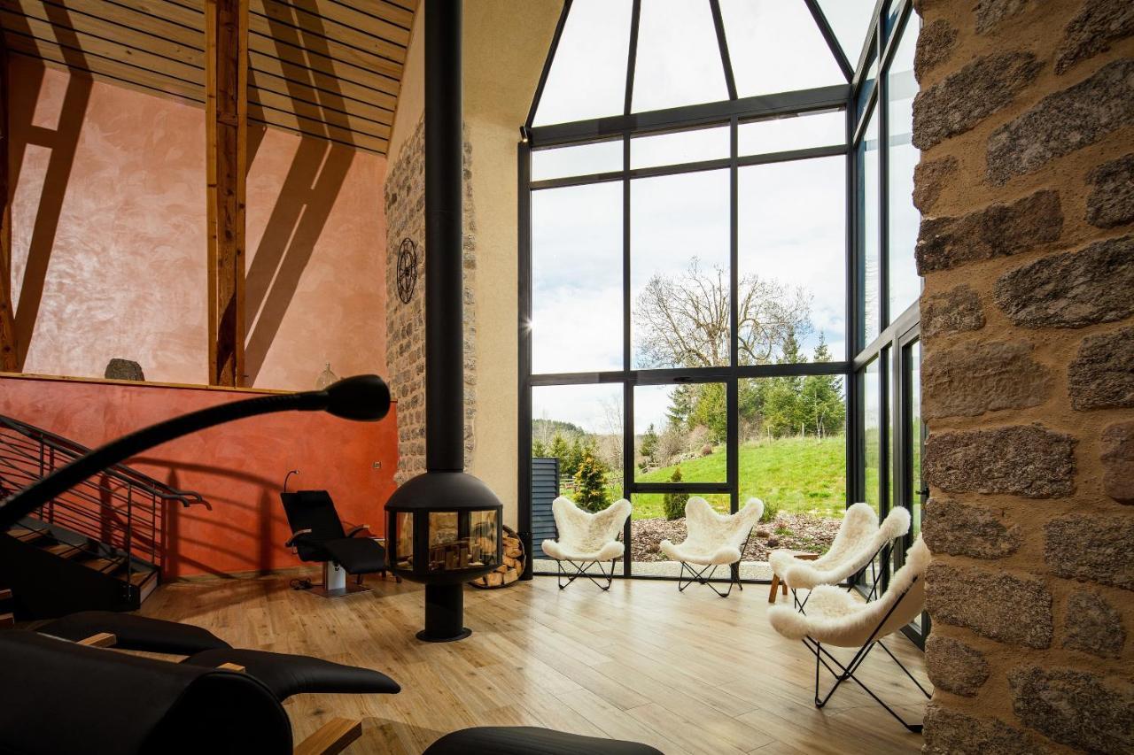 Hotel Restaurant De La Poste Et La Grange Detente, Espace Bien-Etre Châteauneuf-de-Randon Zewnętrze zdjęcie