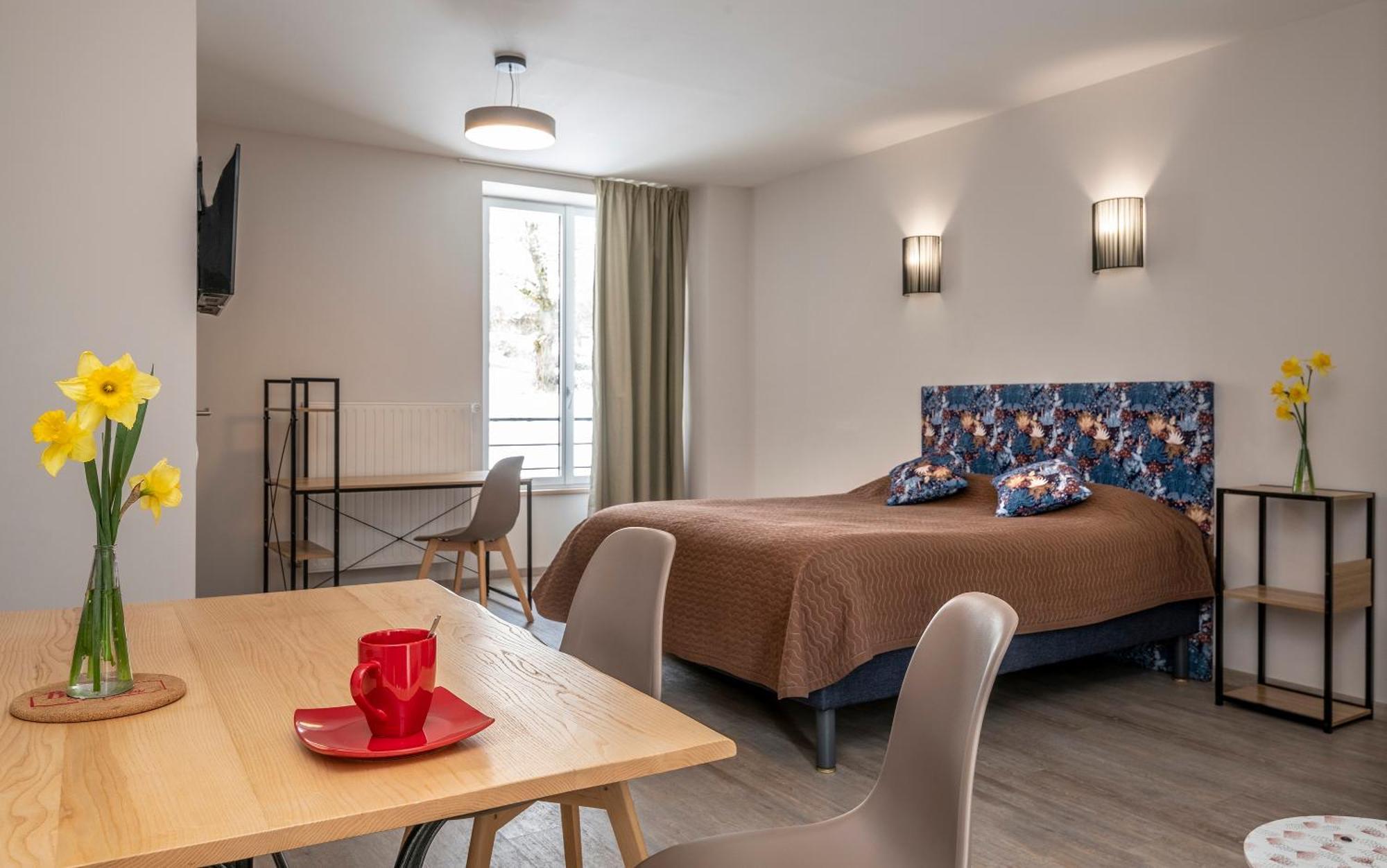 Hotel Restaurant De La Poste Et La Grange Detente, Espace Bien-Etre Châteauneuf-de-Randon Pokój zdjęcie